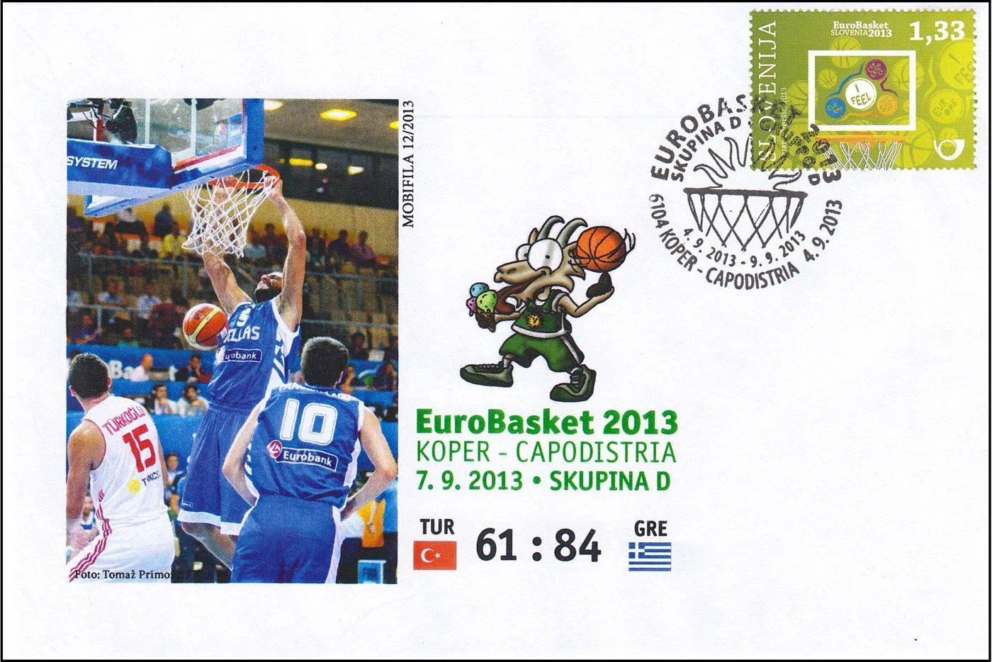 EUROBASKET 2013 SKUPINA D - GRUPPO D